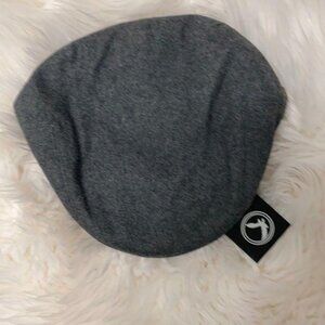 Charcoal Wool Cabbie Hat